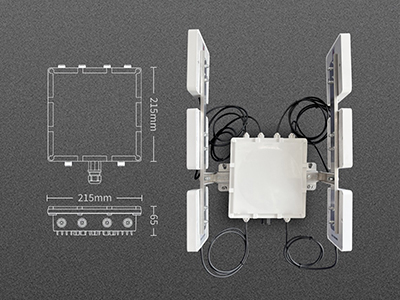 隧道双通道UWB定位基站